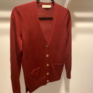 TORY BURCH
Madeline Merino-wool Cardigan